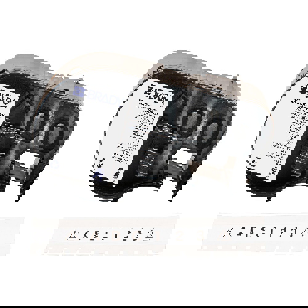 Labels, Ribbons & Tapes; Application: Label Printer Cartridge ; Type: Label Printer Cartridge ; Color Family: White ; Color: Black on White ; For Use With: BMP41; BMP51; BMP53; M511 ; Material: Vinyl